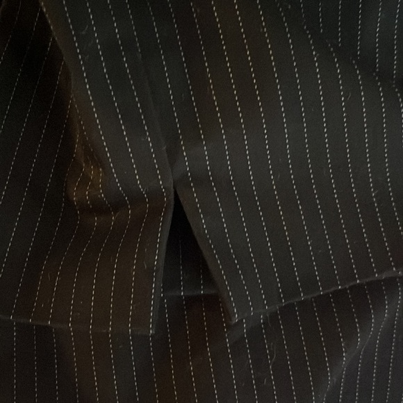 Talbots Pin Stripe Pant Black Size 10 - Picture 8 of 8
